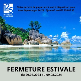 Fermeture annuelle